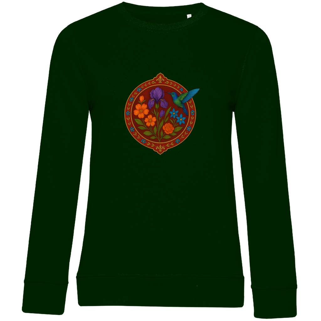 Blumengarten Anatoliens – Damen Sweatshirt mit edler türkischer Ornamentik | Zeitlose Eleganz