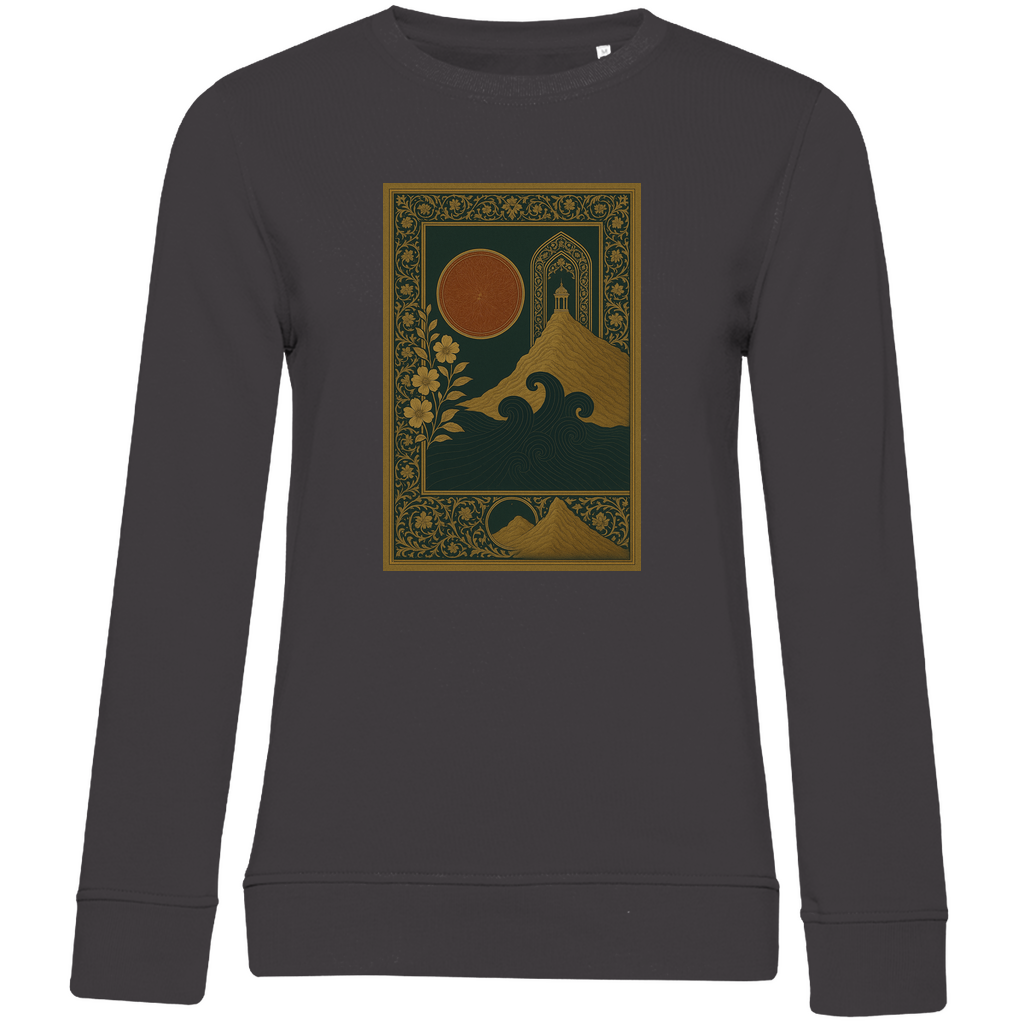 Die Sonne Anatoliens – Damen Sweatshirt mit kunstvollem türkischem Design