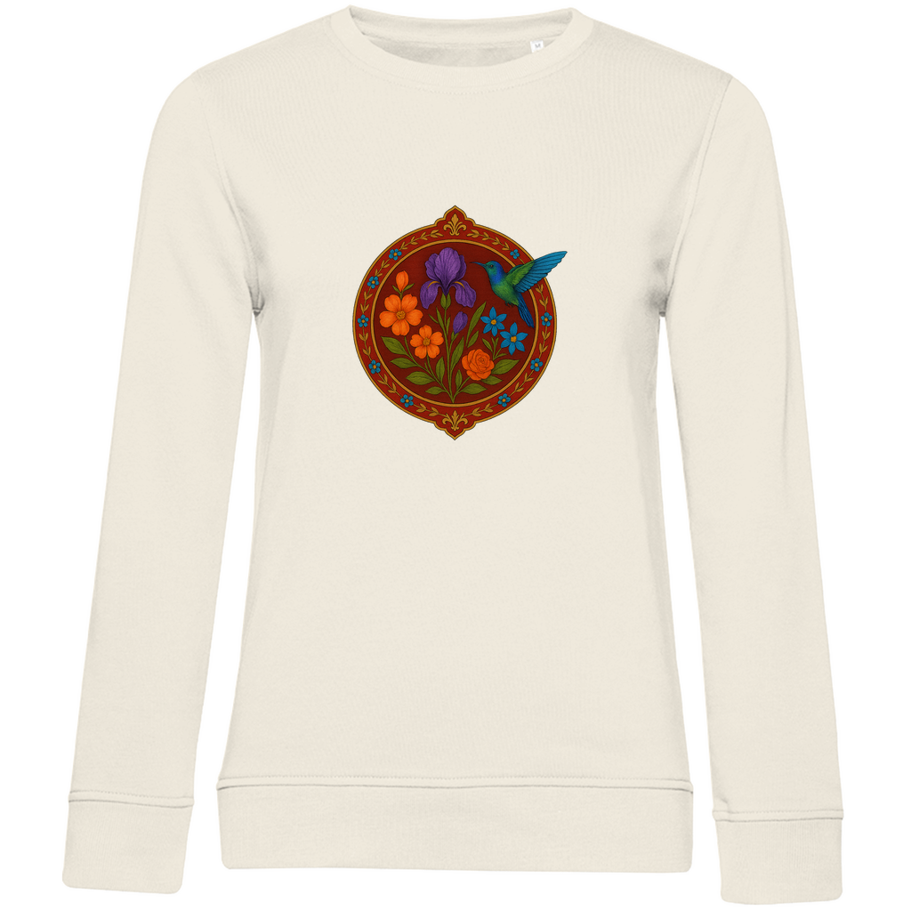 Blumengarten Anatoliens – Damen Sweatshirt mit edler türkischer Ornamentik | Zeitlose Eleganz