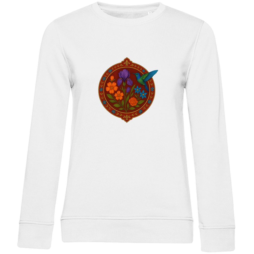 Blumengarten Anatoliens – Damen Sweatshirt mit edler türkischer Ornamentik | Zeitlose Eleganz