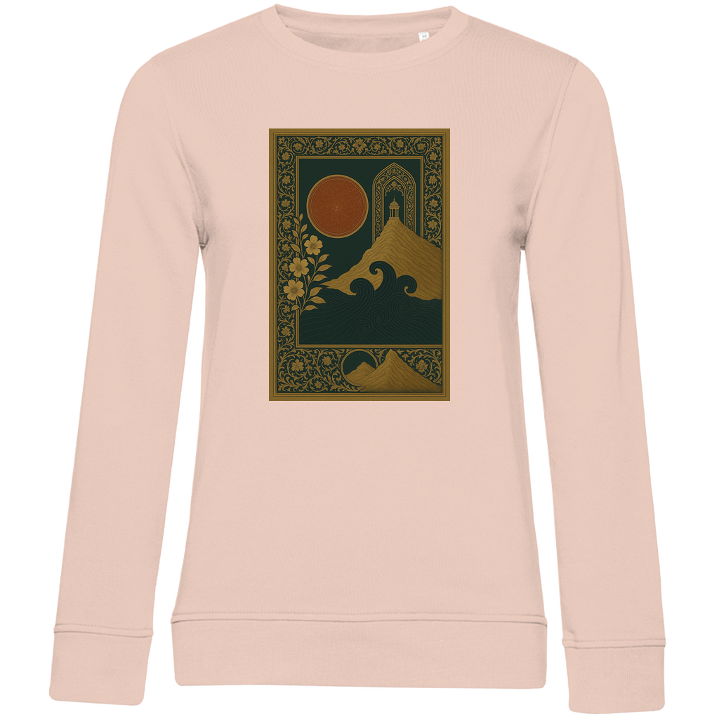 Die Sonne Anatoliens – Damen Sweatshirt mit kunstvollem türkischem Design