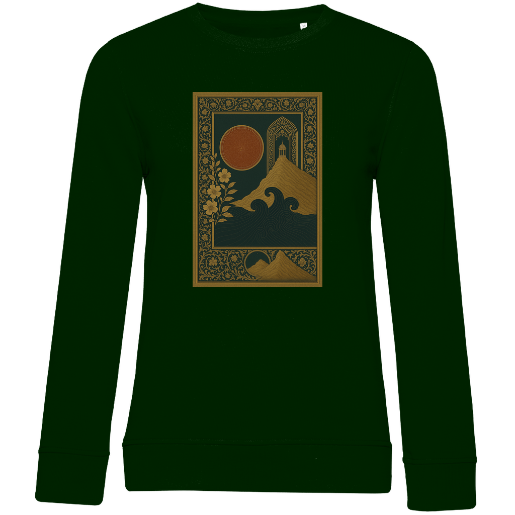 Die Sonne Anatoliens – Damen Sweatshirt mit kunstvollem türkischem Design