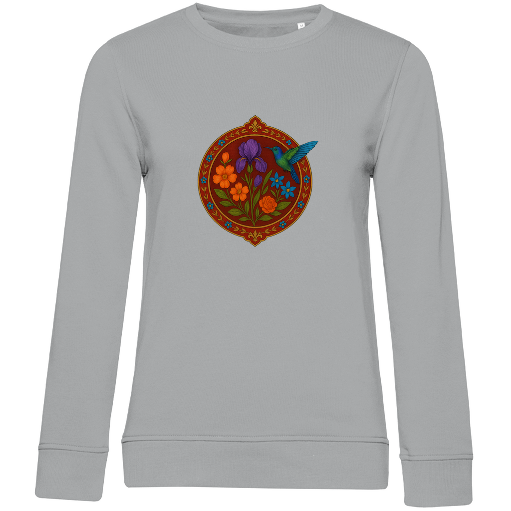 Blumengarten Anatoliens – Damen Sweatshirt mit edler türkischer Ornamentik | Zeitlose Eleganz
