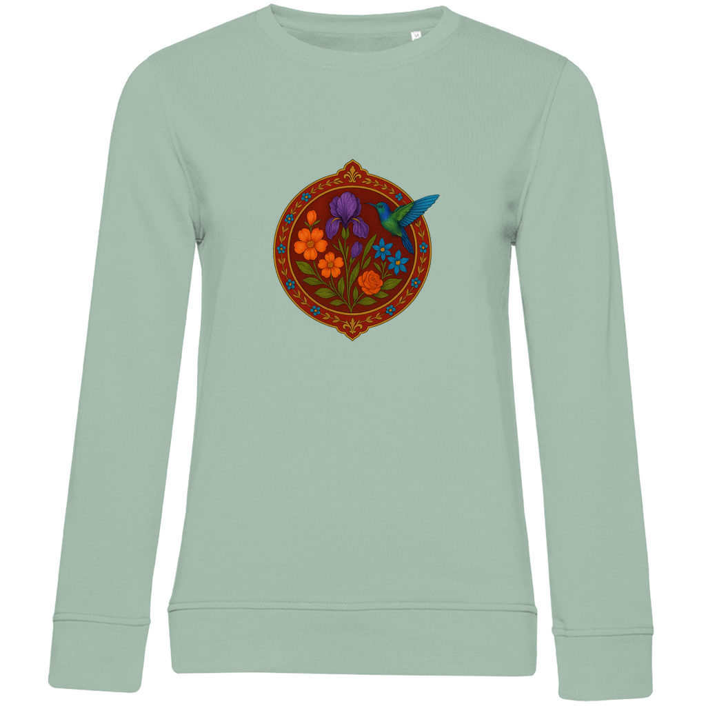 Blumengarten Anatoliens – Damen Sweatshirt mit edler türkischer Ornamentik | Zeitlose Eleganz