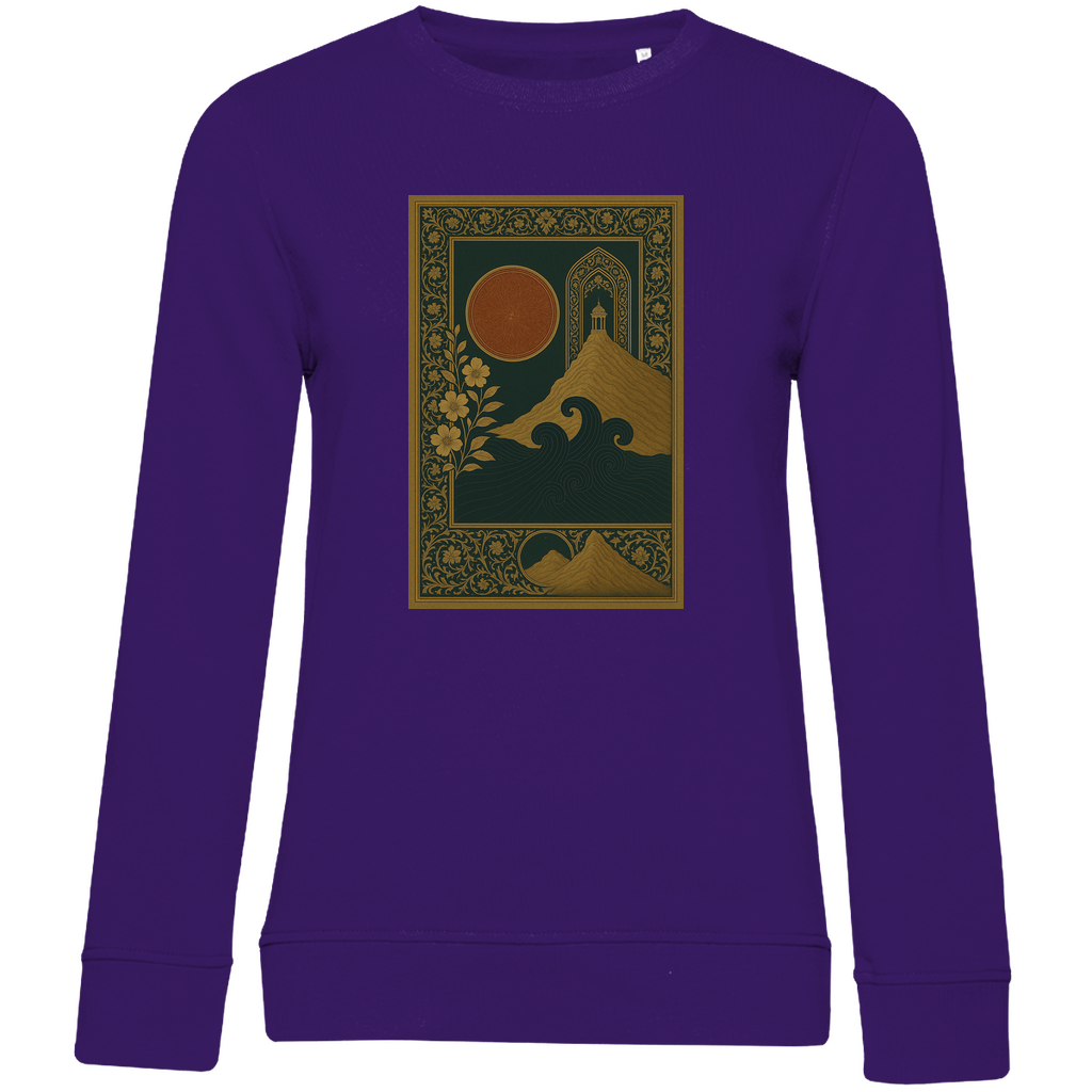 Die Sonne Anatoliens – Damen Sweatshirt mit kunstvollem türkischem Design