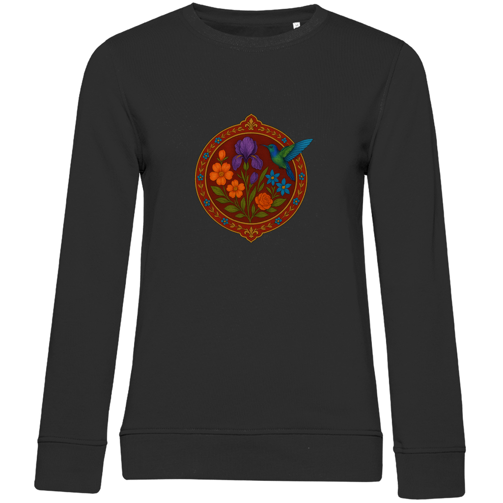 Blumengarten Anatoliens – Damen Sweatshirt mit edler türkischer Ornamentik | Zeitlose Eleganz