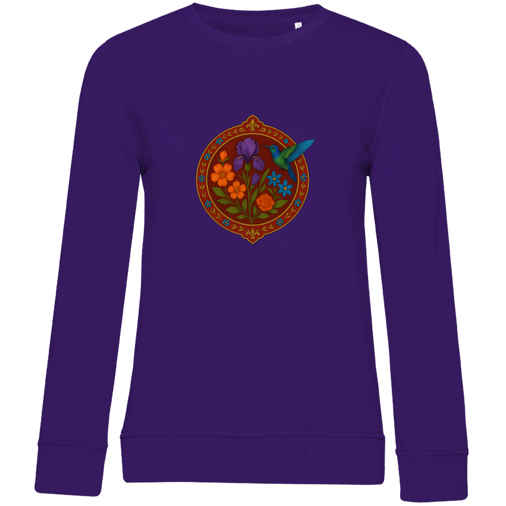 Blumengarten Anatoliens – Damen Sweatshirt mit edler türkischer Ornamentik | Zeitlose Eleganz