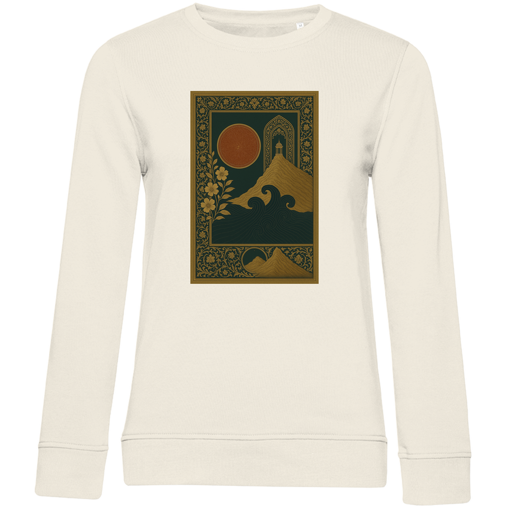 Die Sonne Anatoliens – Damen Sweatshirt mit kunstvollem türkischem Design