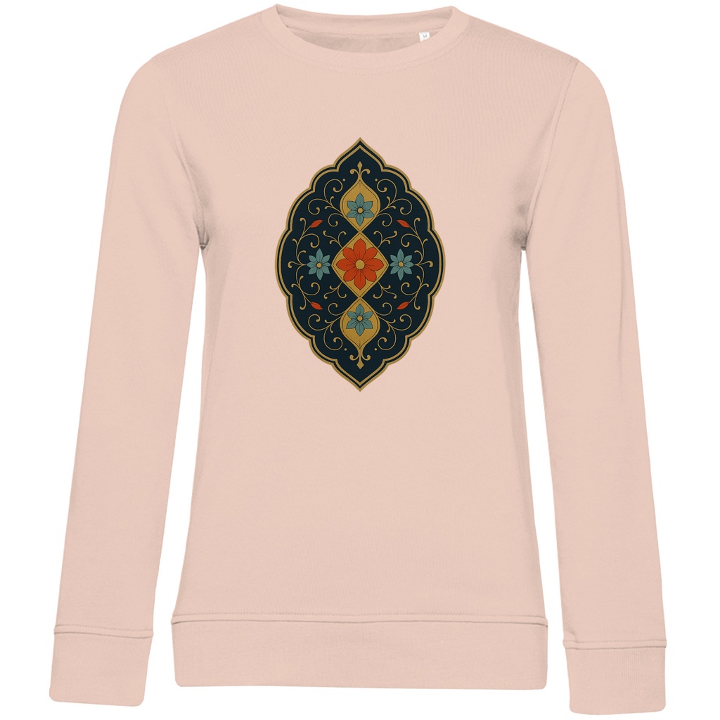 Damen Sweatshirt „Garten der Sultane“ – Edle türkische Blumenornamente | Anatolische Kunst |