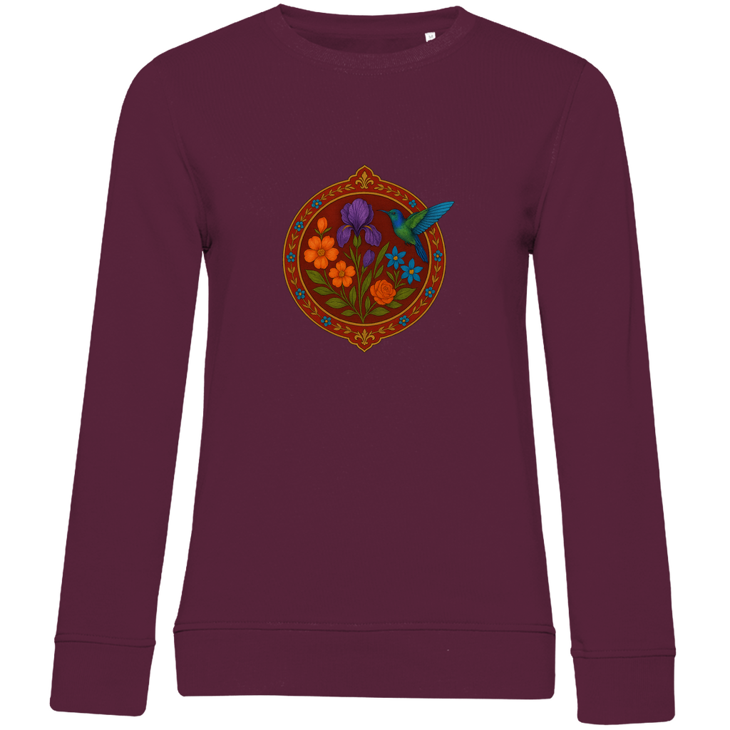 Blumengarten Anatoliens – Damen Sweatshirt mit edler türkischer Ornamentik | Zeitlose Eleganz
