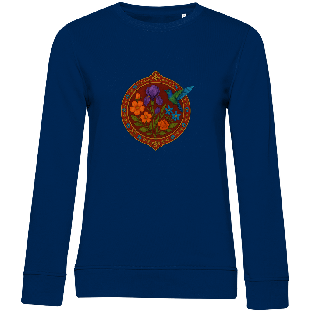Blumengarten Anatoliens – Damen Sweatshirt mit edler türkischer Ornamentik | Zeitlose Eleganz