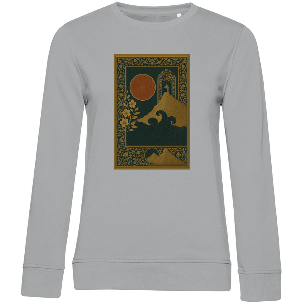 Die Sonne Anatoliens – Damen Sweatshirt mit kunstvollem türkischem Design