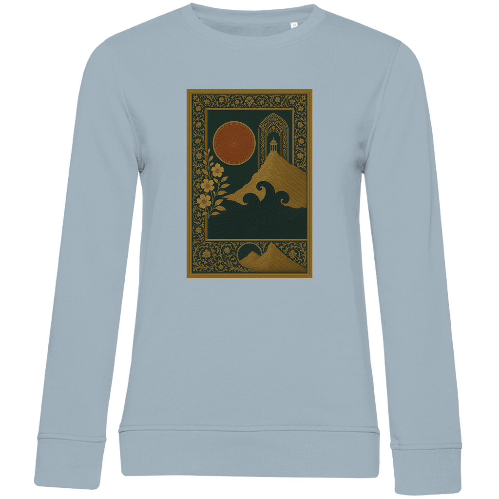 Die Sonne Anatoliens – Damen Sweatshirt mit kunstvollem türkischem Design