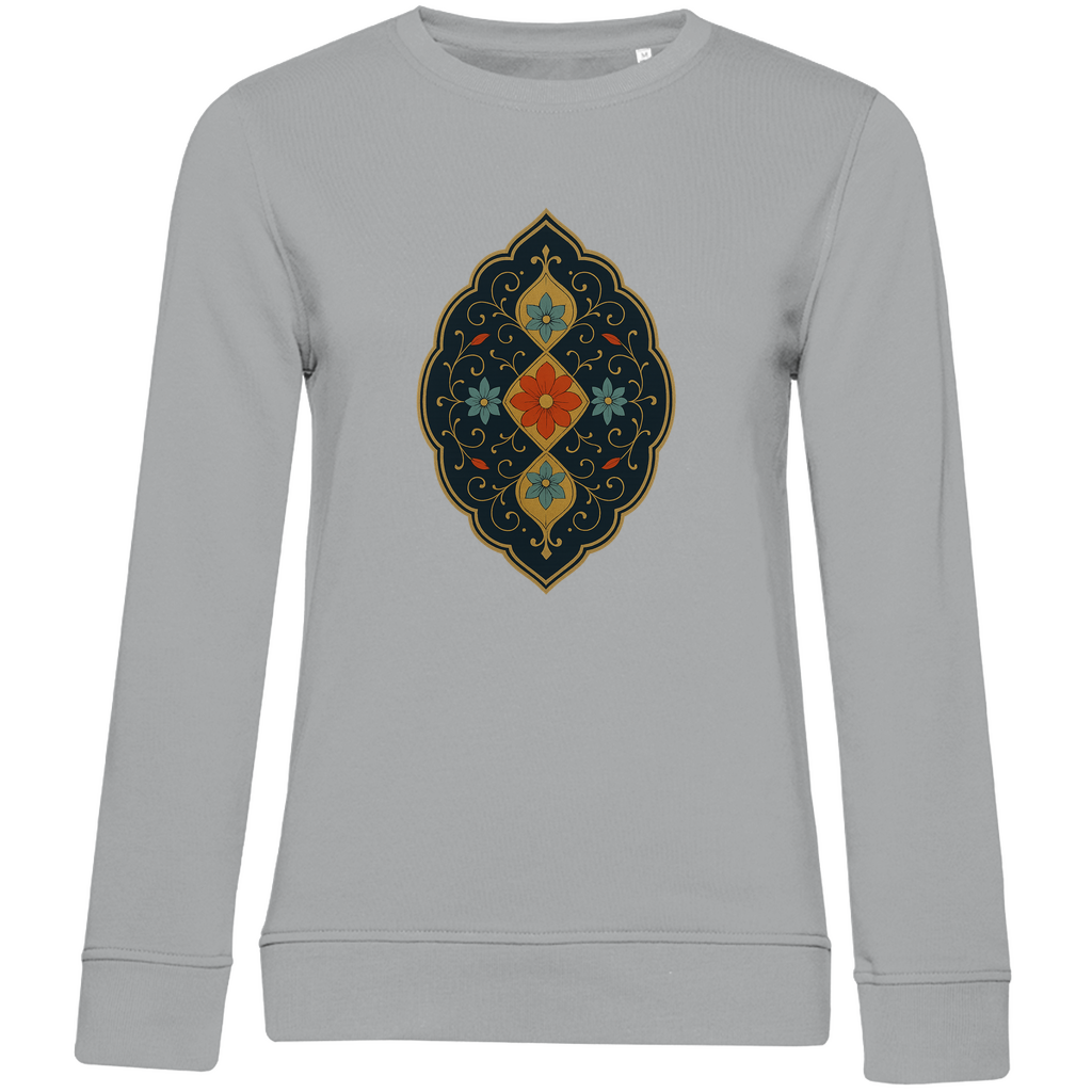 Damen Sweatshirt „Garten der Sultane“ – Edle türkische Blumenornamente | Anatolische Kunst |