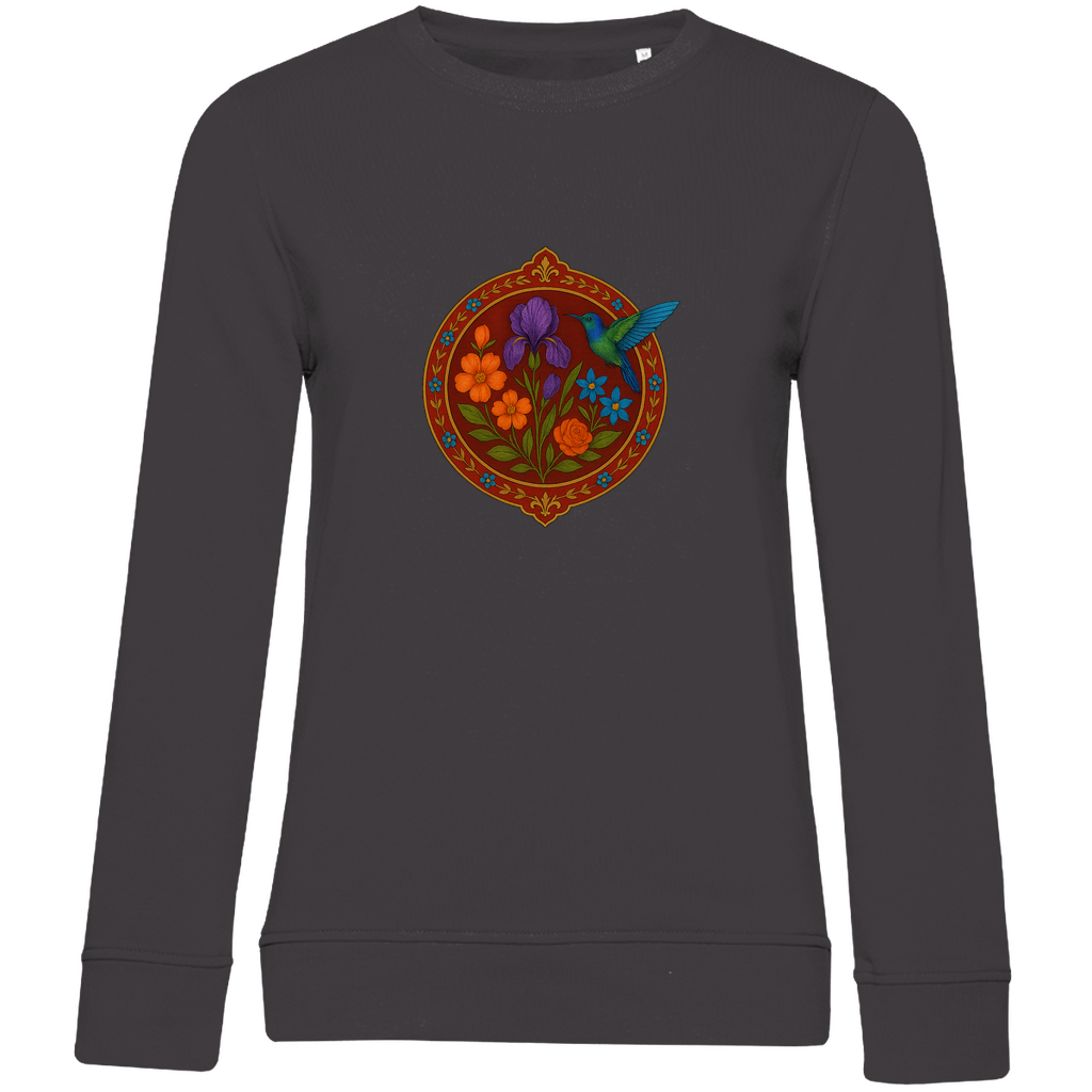 Blumengarten Anatoliens – Damen Sweatshirt mit edler türkischer Ornamentik | Zeitlose Eleganz