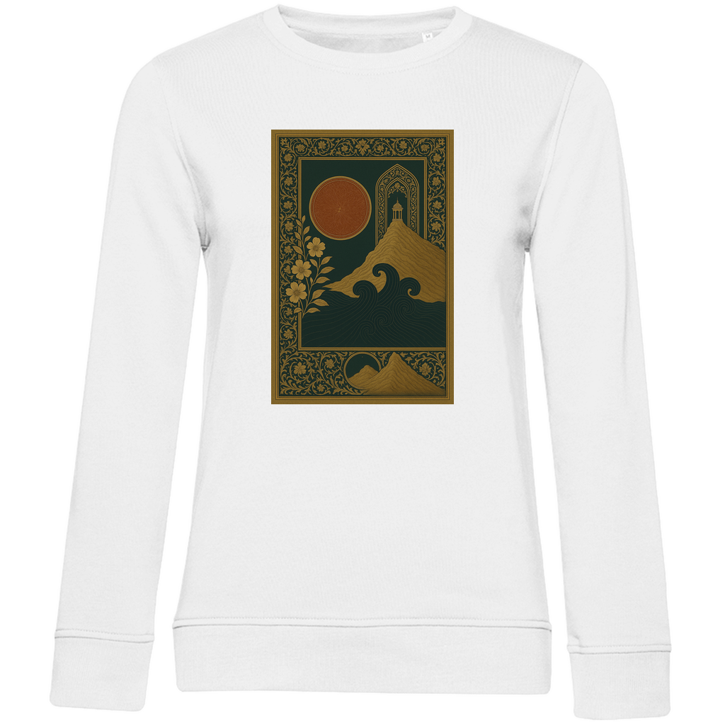 Die Sonne Anatoliens – Damen Sweatshirt mit kunstvollem türkischem Design