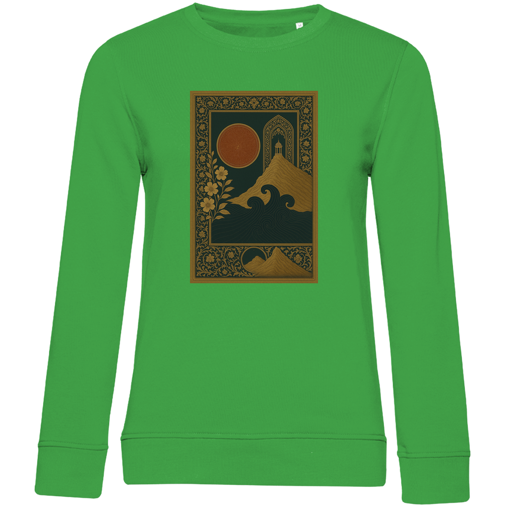 Die Sonne Anatoliens – Damen Sweatshirt mit kunstvollem türkischem Design