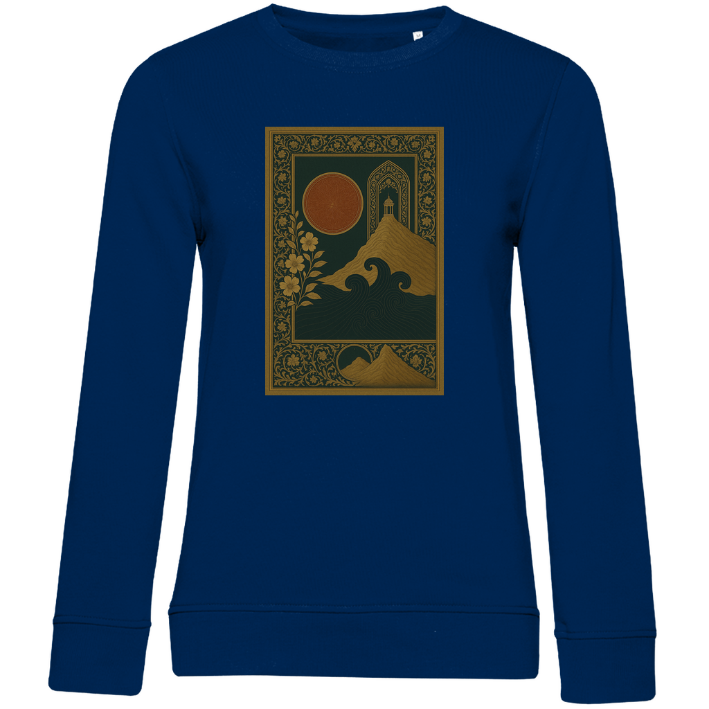 Die Sonne Anatoliens – Damen Sweatshirt mit kunstvollem türkischem Design