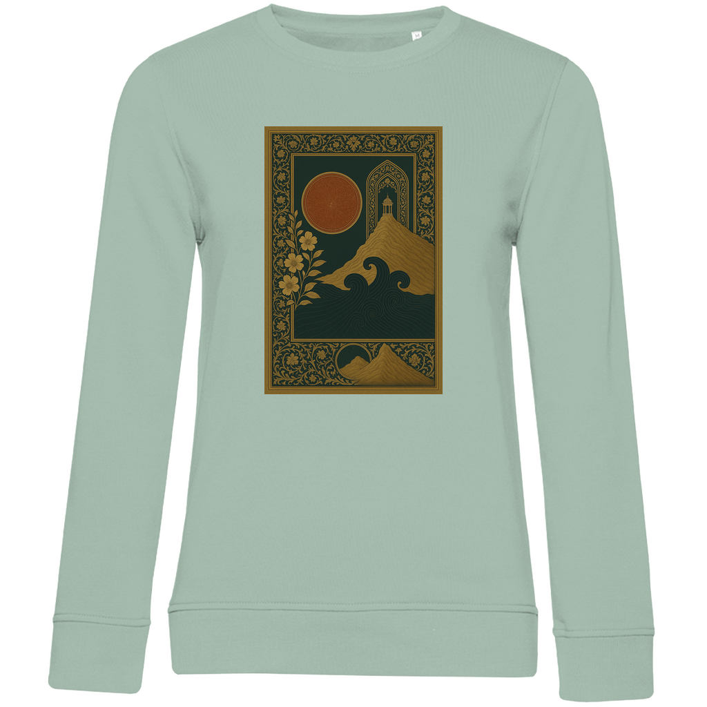 Die Sonne Anatoliens – Damen Sweatshirt mit kunstvollem türkischem Design