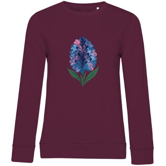 Damen Sweatshirt mit türkischem Blumenmuster – Kunstvolles florales Design | Mehrfarbig erhältlich